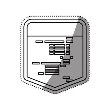 HTML programming code Illustrazione stock