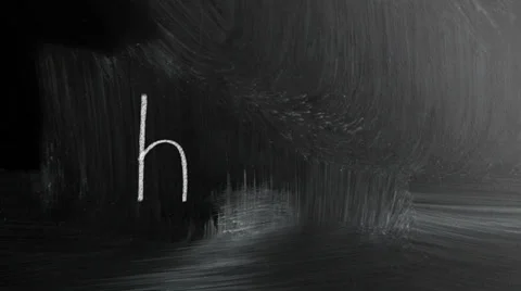 Html Sign Written With Chalk On Blackboard Stock Footage 28782271