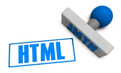 HTML Stamp Stock Illustration