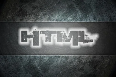 Html text on background 스톡 일러스트