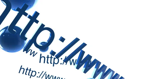 Http address and Reflective Spheres Alpha Matte HD Stock Footage 40712923