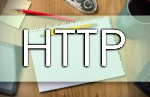 HTTP -  business concept with text 库存插图