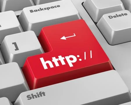 Http button 库存插图