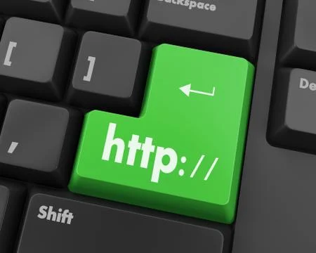Http button on keyboard key Stock-Illustration
