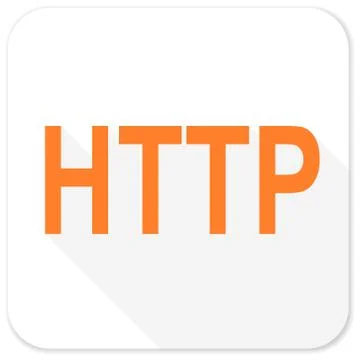 Http flat icon 库存插图