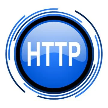 Http icon. 库存插图