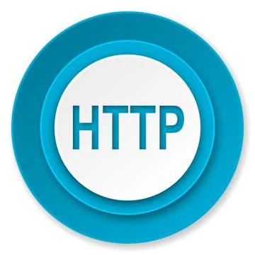 Http icon. 库存插图