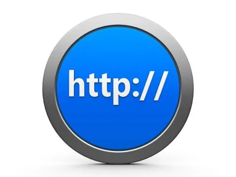 Http icon 库存插图