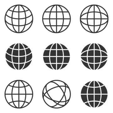 Http icon isolated 库存插图