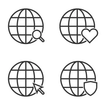 Http icon isolated Ilustración de archivo