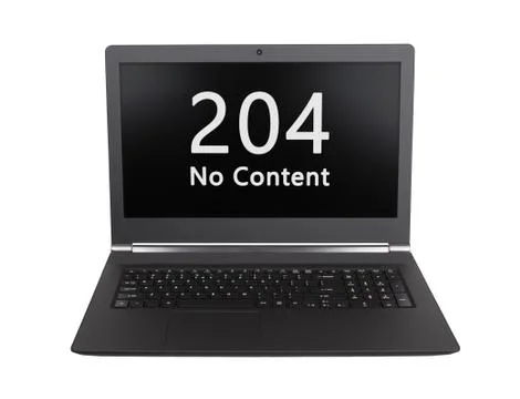 HTTP Status code - 204, No Content Foto stock