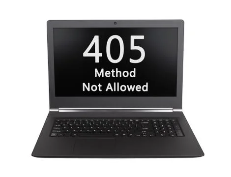 HTTP Status code - 405, Method Not Allowed Foto stock