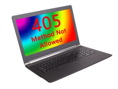 HTTP Status code - 405, Method Not Allowed Foto stock