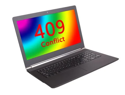 HTTP Status code - 409, Conflict Foto stock