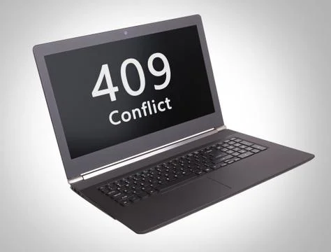 HTTP Status code - 409, Conflict Foto stock