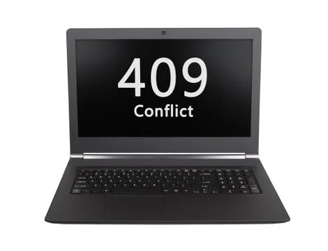 HTTP Status code - 409, Conflict Foto stock
