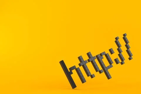 Http text 库存插图