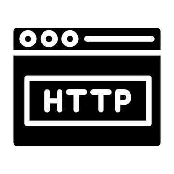 Http Vector Icon Design Illustration 库存插图