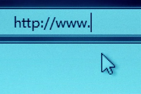 Http www browser address on computer screen Copyright: xZoonar.com/zhangxz... Foto stock