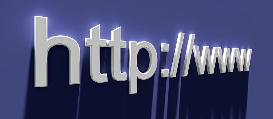 Http www internet web address in search bar of browser Stock-Illustration