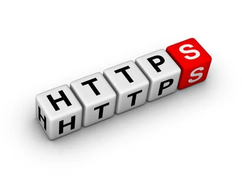 Https Ilustração Stock