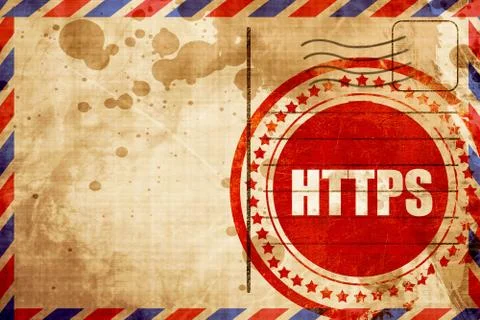 Https Ilustração Stock