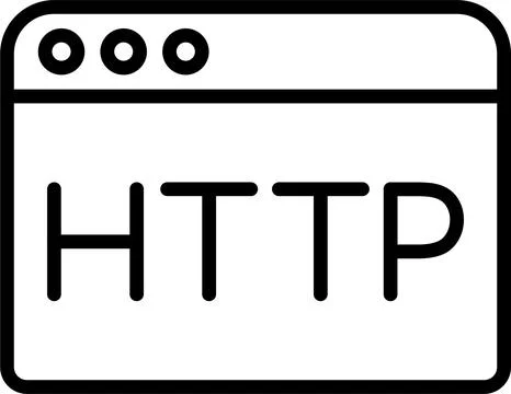 Https Line Icon Design 库存插图