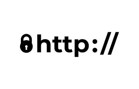 HTTPS Protocol. Safe and Secure Web sites on the Internet. SSL certificate fo Illustration