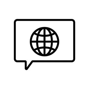 Https protocol vector vector. Isolated contour symbol illustration Illustration