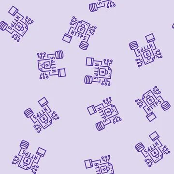 Https seo line seamless pattern イラスト素材
