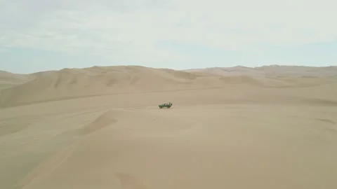 Huacachina Desert Buggy flyover Stock-Footage 224935635