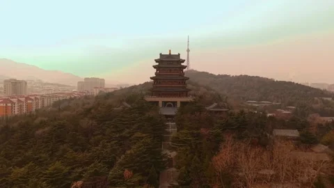 Huancuilou far forward Stock Footage 296644389