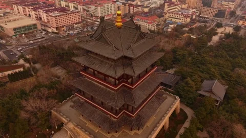 Huancuilou orbit 2 Stock Footage 296644718