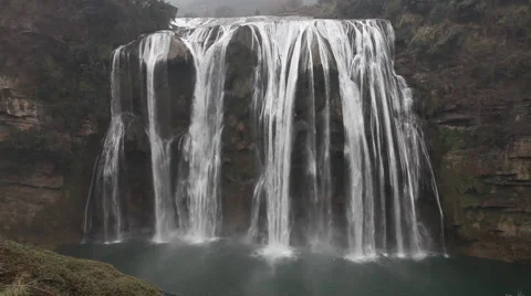 Huangguoshu Waterfall, China Stock Footage