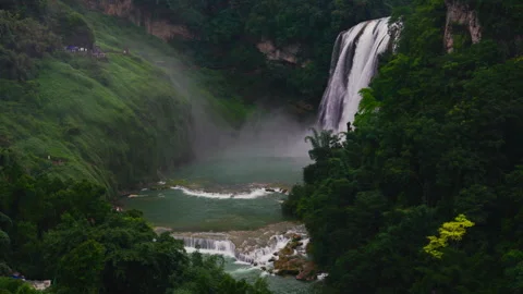 Huangguoshu Waterfall Stock Footage 341731074
