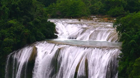 Huangguoshu Waterfall Stock Footage 341736585