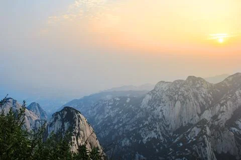 Huashan Mountain Stock Photos
