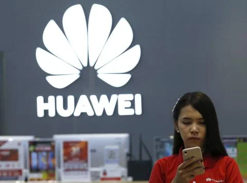Huawei's use of Android restricted by Google, Bangkok, Thailand - 21 May 2019 Stock Photos