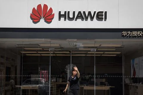 Huawei's use of Android restricted by Google, Beijing, China - 20 May 2019 Stock Photos