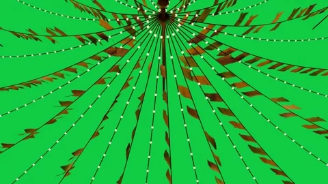 Hub pulsing, ribbons twisting, rippling on radial lights bulbs steady forming 库存影片 339724823