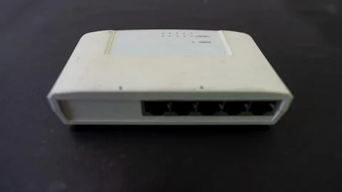 Hub Switch for internet and computer networks Stock Photos