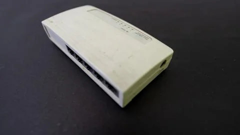 Hub Switch for internet and computer networks Stock Photos