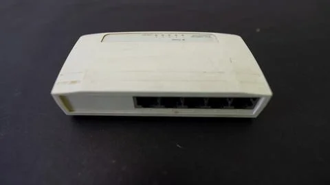 Hub Switch for internet and computer networks Stock Photos