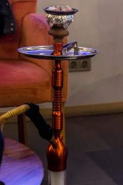 A Hubble Bubble from a Cafe Stock Photos