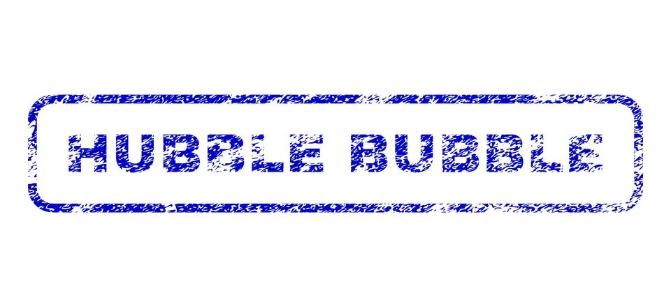 Hubble Bubble Rubber Stamp Stock Illustration