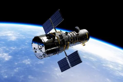 Hubble Space Telescope  Illustrazione stock