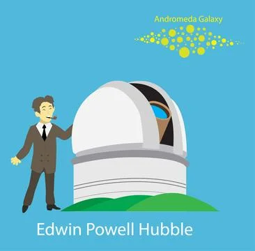 Hubble Space Telescope Stock Illustration