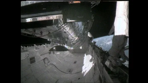 Hubble Space Telescope in space Stock Footage 97871070