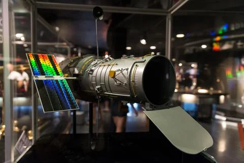 Hubble telescope (Model) Stock Photos