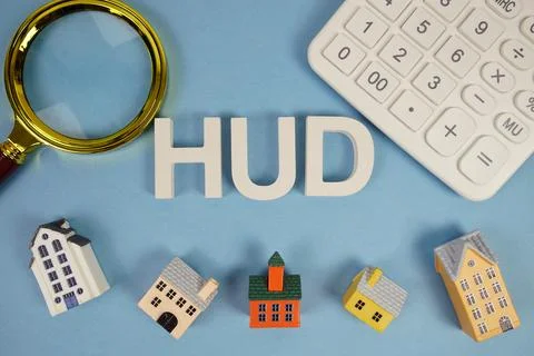 HUD abbreviation of Planned Unit Development alphabet letters with house mo.. Photos